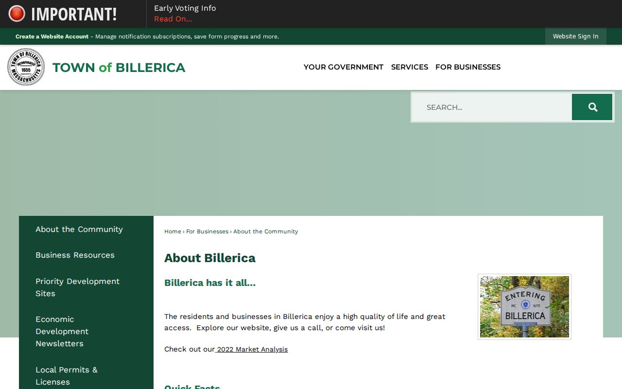 Billerica neighbors community and neighborhood context