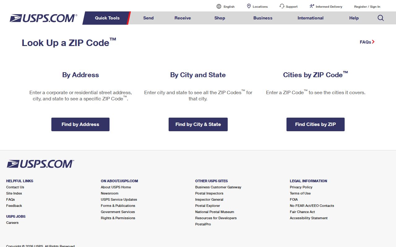 Billerica ZIP code USPS address lookup